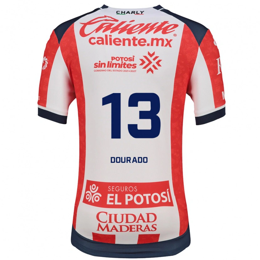 Danxen Donna Maglia Rodrigo Dourado #13 Rosso Bianco Nero Kit Gara Home 2026/27 Maglietta