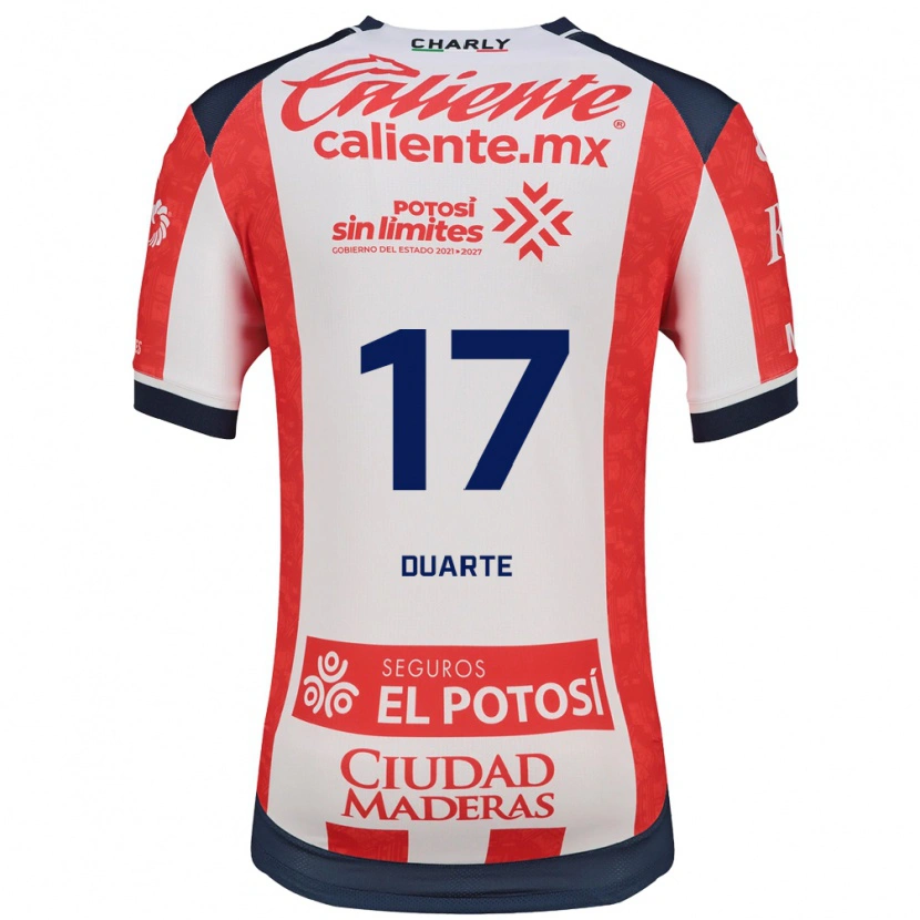 Danxen Donna Maglia Anderson Duarte #17 Rosso Bianco Nero Kit Gara Home 2026/27 Maglietta