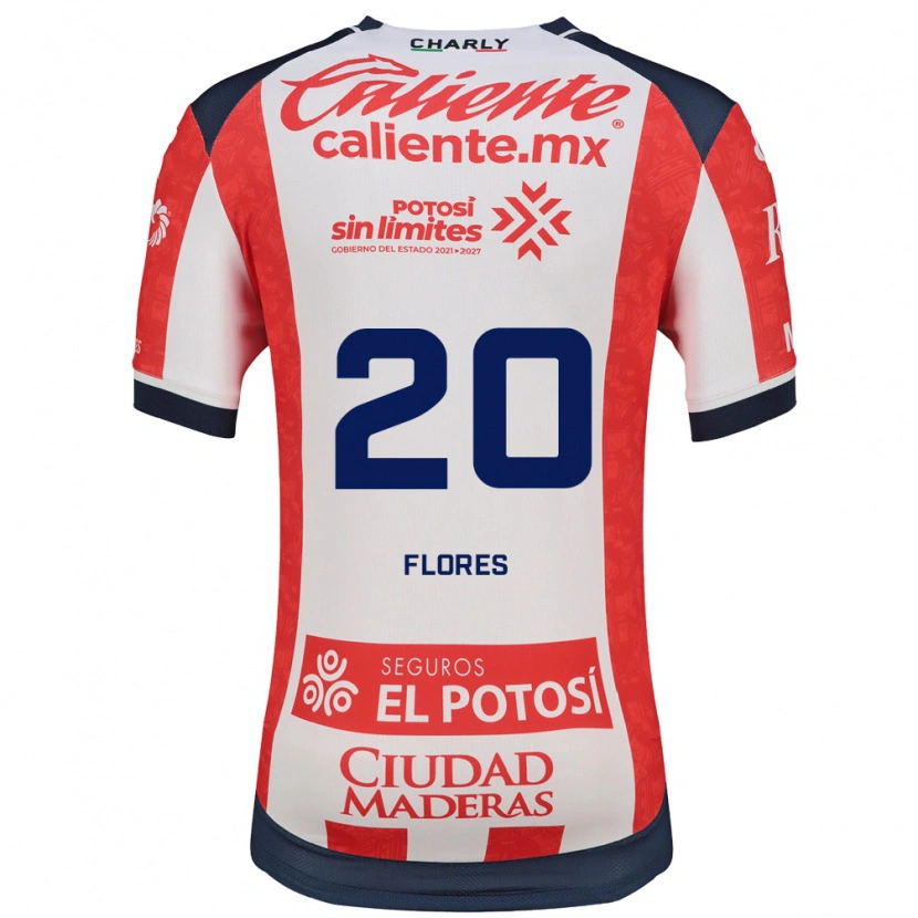 Danxen Donna Maglia Leonardo Flores #20 Rosso Bianco Nero Kit Gara Home 2026/27 Maglietta