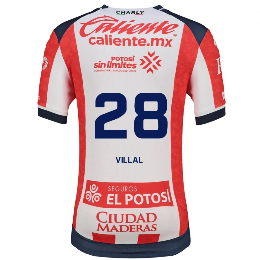 Danxen Donna Maglia Jonantán Villal #28 Rosso Bianco Nero Kit Gara Home 2026/27 Maglietta