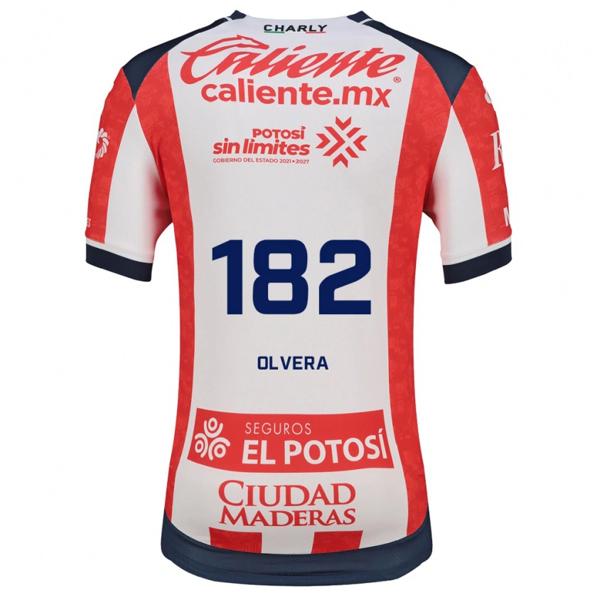 Danxen Donna Maglia Artemio Olvera #182 Rosso Bianco Nero Kit Gara Home 2026/27 Maglietta