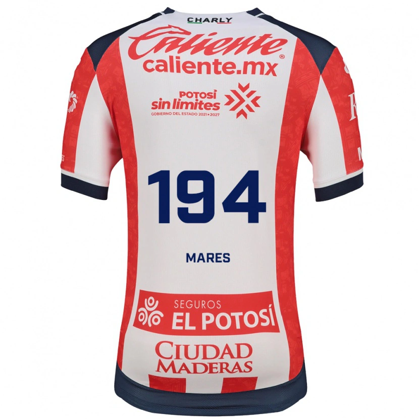 Danxen Donna Maglia Cristian Mares #194 Rosso Bianco Nero Kit Gara Home 2026/27 Maglietta