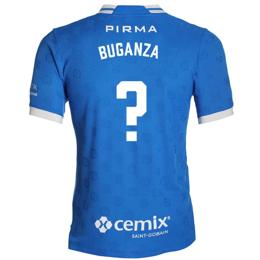 Danxen Donna Maglia Franco Buganza #0 Blu Bianco Rosso Kit Gara Home 2026/27 Maglietta