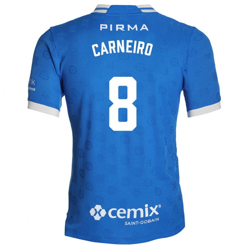 Danxen Donna Maglia Gonzalo Carneiro #8 Blu Bianco Rosso Kit Gara Home 2026/27 Maglietta