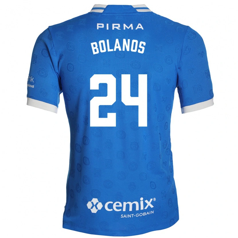 Danxen Donna Maglia Jatziry Bolanos #24 Blu Bianco Rosso Kit Gara Home 2026/27 Maglietta