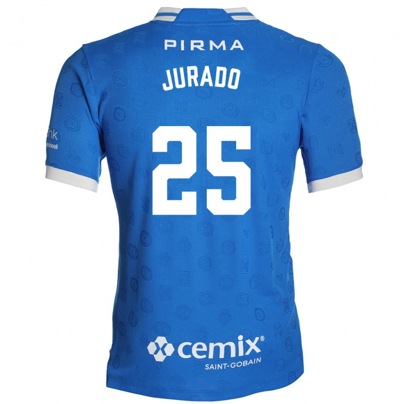 Danxen Donna Maglia Sebastian Jurado #25 Blu Bianco Rosso Kit Gara Home 2026/27 Maglietta