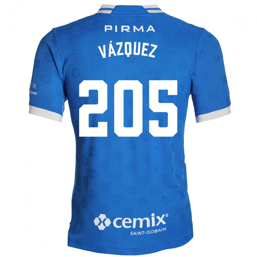 Danxen Donna Maglia Jonathan Vázquez #205 Blu Bianco Rosso Kit Gara Home 2026/27 Maglietta
