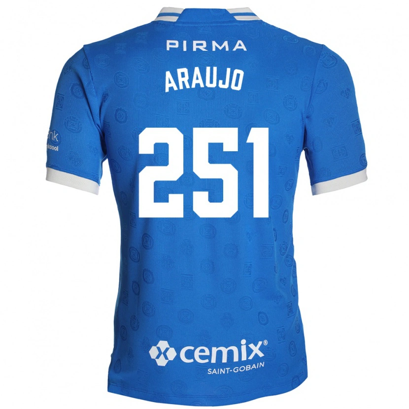 Danxen Donna Maglia Francisco Araujo #251 Blu Bianco Rosso Kit Gara Home 2026/27 Maglietta