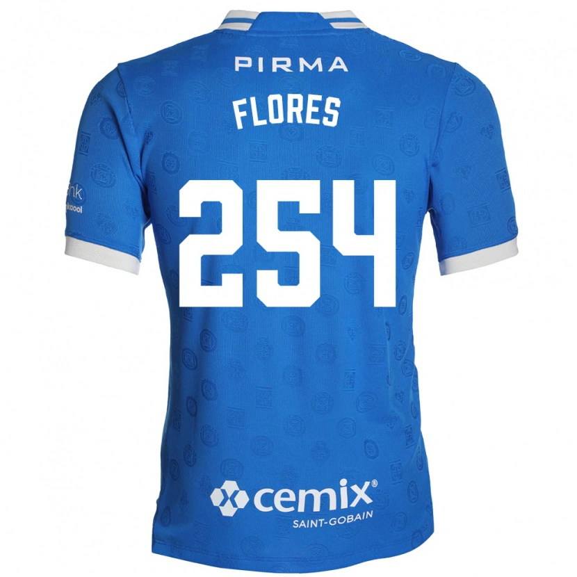 Danxen Donna Maglia Derek Flores #254 Blu Bianco Rosso Kit Gara Home 2026/27 Maglietta