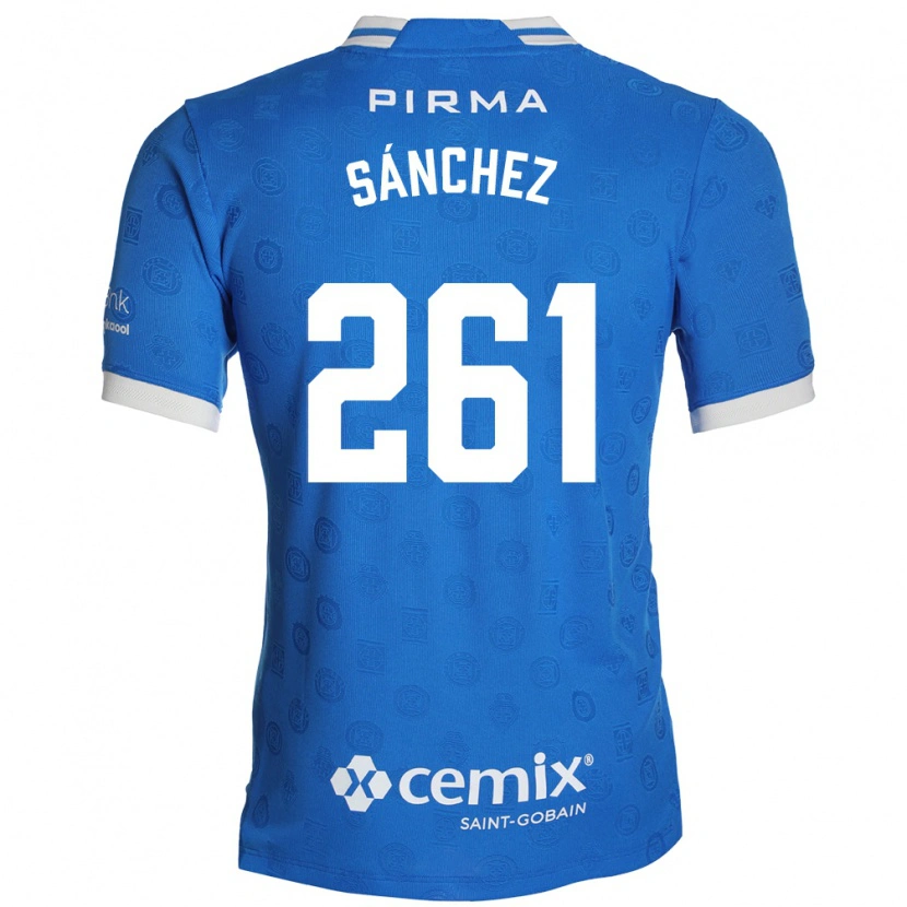 Danxen Donna Maglia Paulo Sánchez #261 Blu Bianco Rosso Kit Gara Home 2026/27 Maglietta
