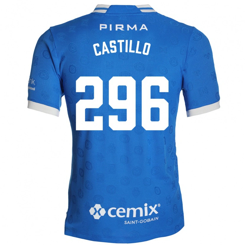 Danxen Donna Maglia Eduardo Castillo #296 Blu Bianco Rosso Kit Gara Home 2026/27 Maglietta