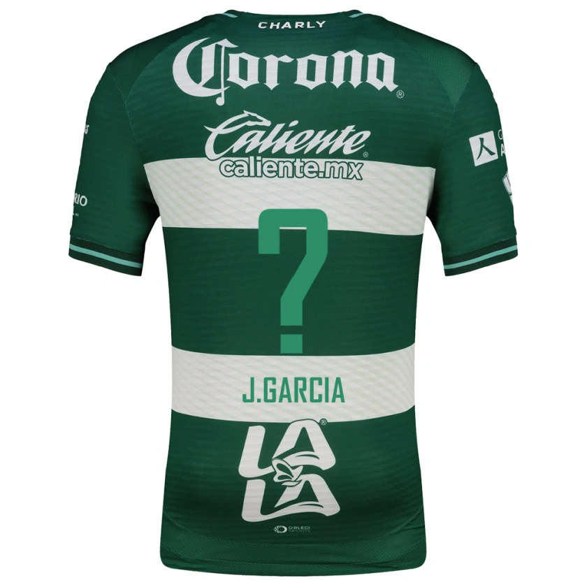 Danxen Donna Maglia Joel Garcia #0 Verde Bianco Kit Gara Home 2026/27 Maglietta