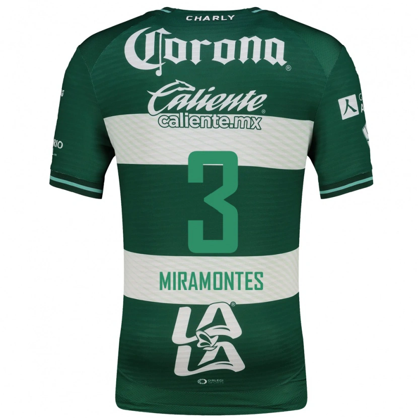 Danxen Donna Maglia Natalia Miramontes #3 Verde Bianco Kit Gara Home 2026/27 Maglietta