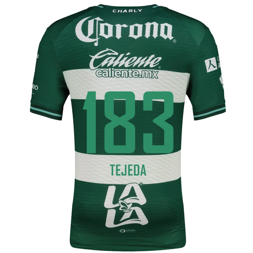 Danxen Donna Maglia Juan Tejeda #183 Verde Bianco Kit Gara Home 2026/27 Maglietta
