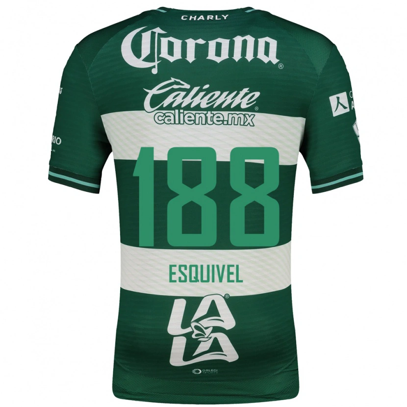 Danxen Donna Maglia Bruno Esquivel #188 Verde Bianco Kit Gara Home 2026/27 Maglietta