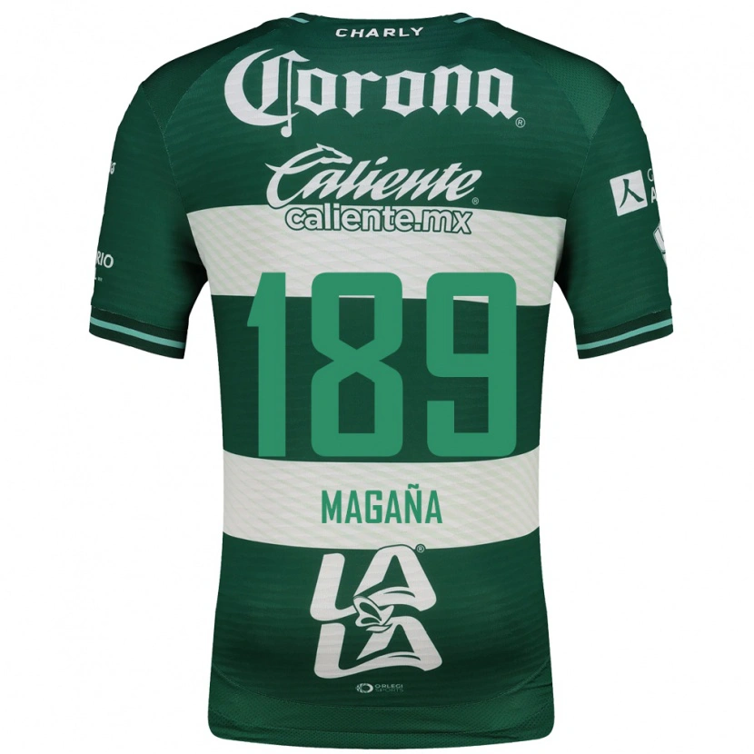 Danxen Donna Maglia Emilio Magaña #189 Verde Bianco Kit Gara Home 2026/27 Maglietta