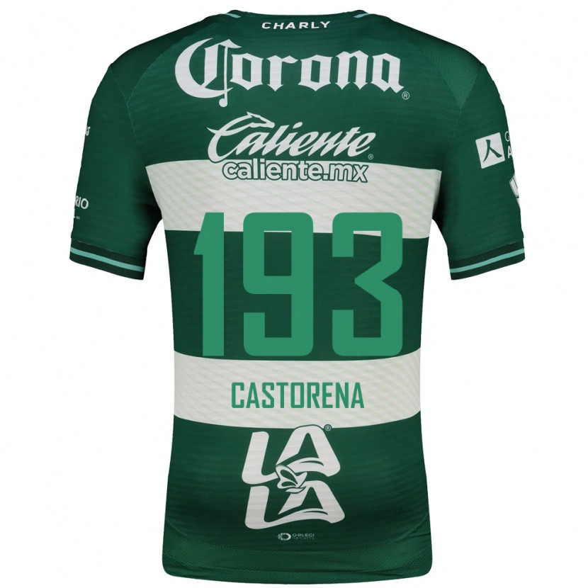 Danxen Donna Maglia Damián Castorena #193 Verde Bianco Kit Gara Home 2026/27 Maglietta