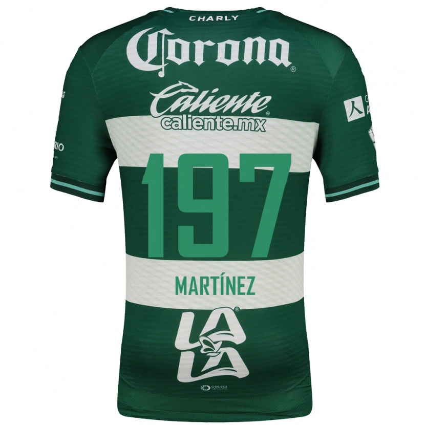 Danxen Donna Maglia André Martínez #197 Verde Bianco Kit Gara Home 2026/27 Maglietta