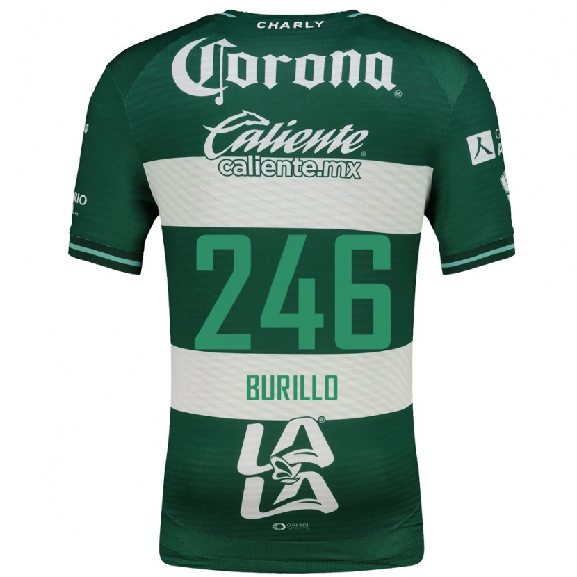 Danxen Donna Maglia Juan Burillo #246 Verde Bianco Kit Gara Home 2026/27 Maglietta
