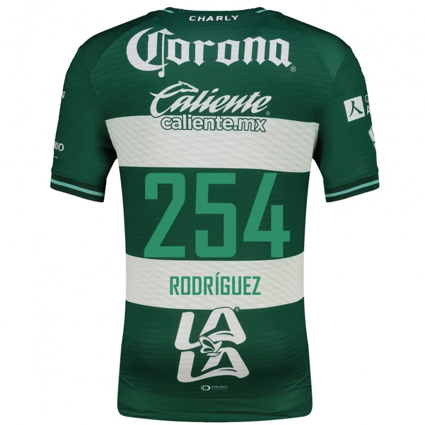 Danxen Donna Maglia Héctor Rodríguez #254 Verde Bianco Kit Gara Home 2026/27 Maglietta