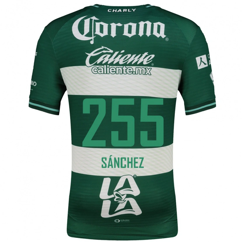 Danxen Donna Maglia Alberto Sánchez #255 Verde Bianco Kit Gara Home 2026/27 Maglietta