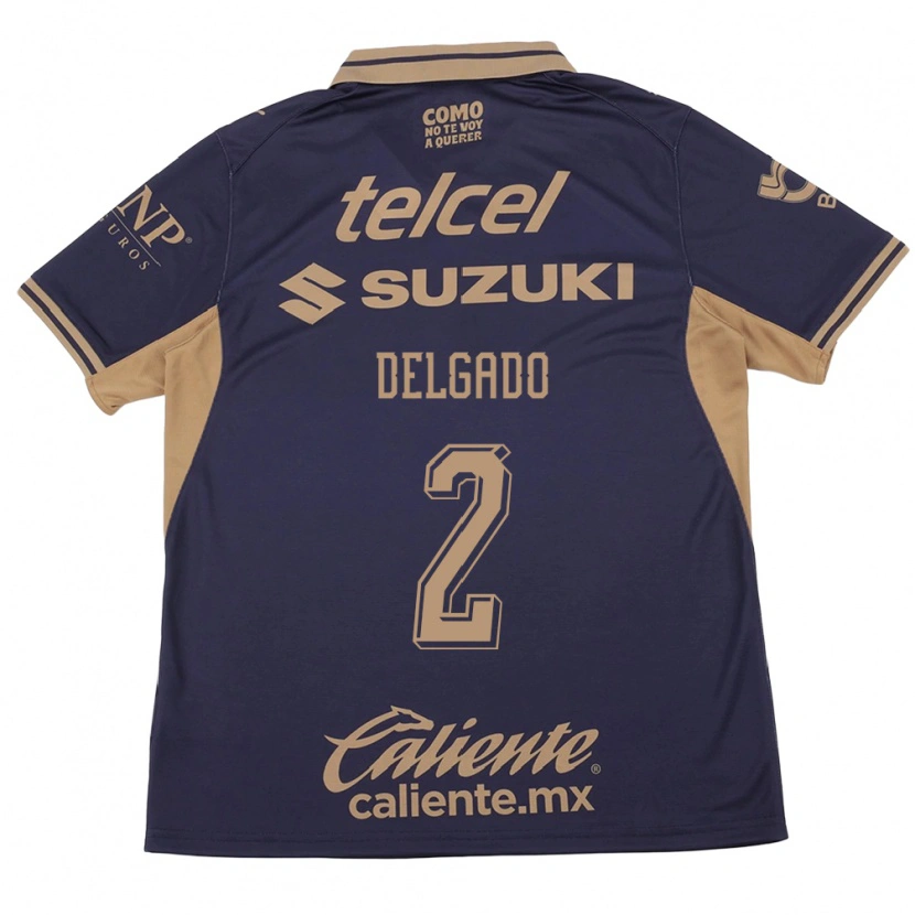 Danxen Donna Maglia Dirce Delgado #2 Viola Marrone Kit Gara Home 2026/27 Maglietta