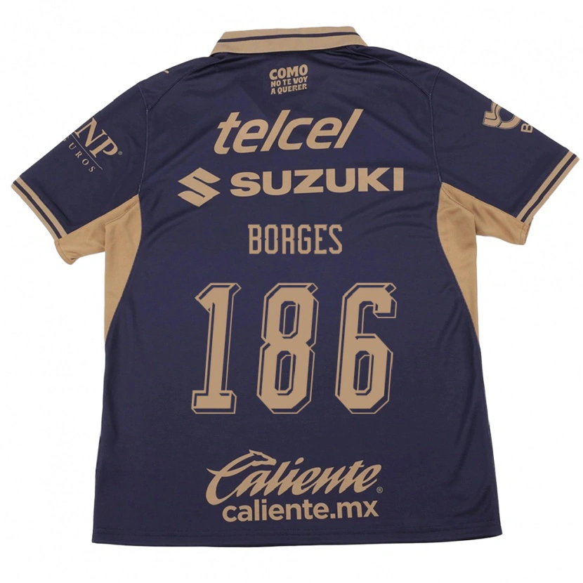 Danxen Donna Maglia Kevin Borges #186 Viola Marrone Kit Gara Home 2026/27 Maglietta