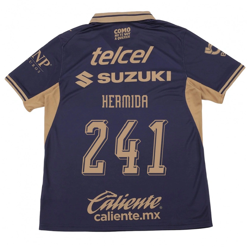 Danxen Donna Maglia Emiliano Hermida #241 Viola Marrone Kit Gara Home 2026/27 Maglietta