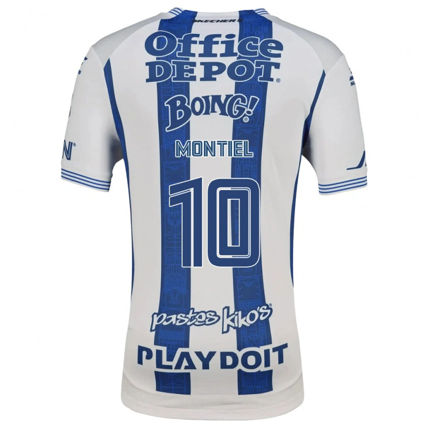 Danxen Donna Maglia Elías Montiel #10 Bianco Blu Navy Kit Gara Home 2026/27 Maglietta