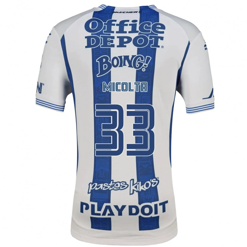 Danxen Donna Maglia Andrés Micolta #33 Bianco Blu Navy Kit Gara Home 2026/27 Maglietta