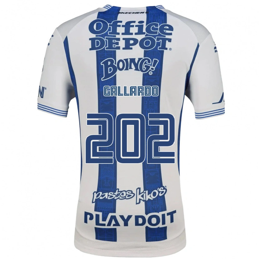 Danxen Donna Maglia Héctor Gallardo #202 Bianco Blu Navy Kit Gara Home 2026/27 Maglietta