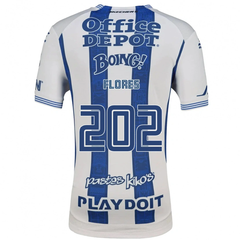 Danxen Donna Maglia Luis Flores #202 Bianco Blu Navy Kit Gara Home 2026/27 Maglietta