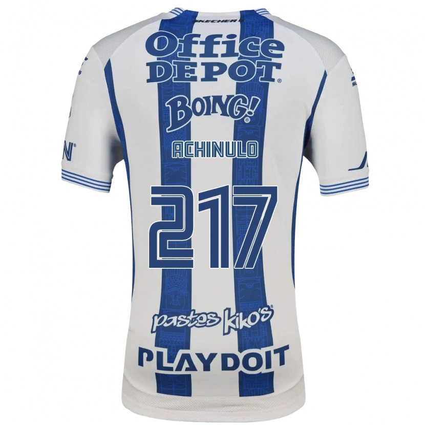 Danxen Donna Maglia Princewill Achinulo #217 Bianco Blu Navy Kit Gara Home 2026/27 Maglietta