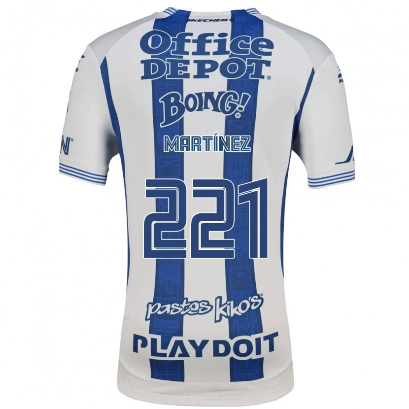 Danxen Donna Maglia Ulises Martínez #221 Bianco Blu Navy Kit Gara Home 2026/27 Maglietta
