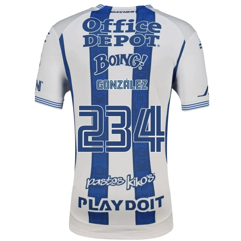 Danxen Donna Maglia Oswaldo González #234 Bianco Blu Navy Kit Gara Home 2026/27 Maglietta