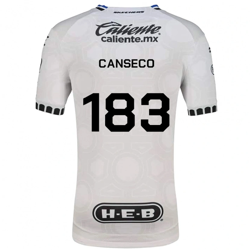 Danxen Donna Maglia Rodrigo Canseco #183 Bianco Nero Blu Kit Gara Home 2026/27 Maglietta