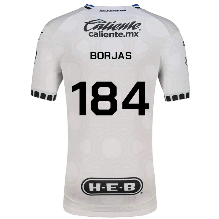 Danxen Donna Maglia Daniel Borjas #184 Bianco Nero Blu Kit Gara Home 2026/27 Maglietta