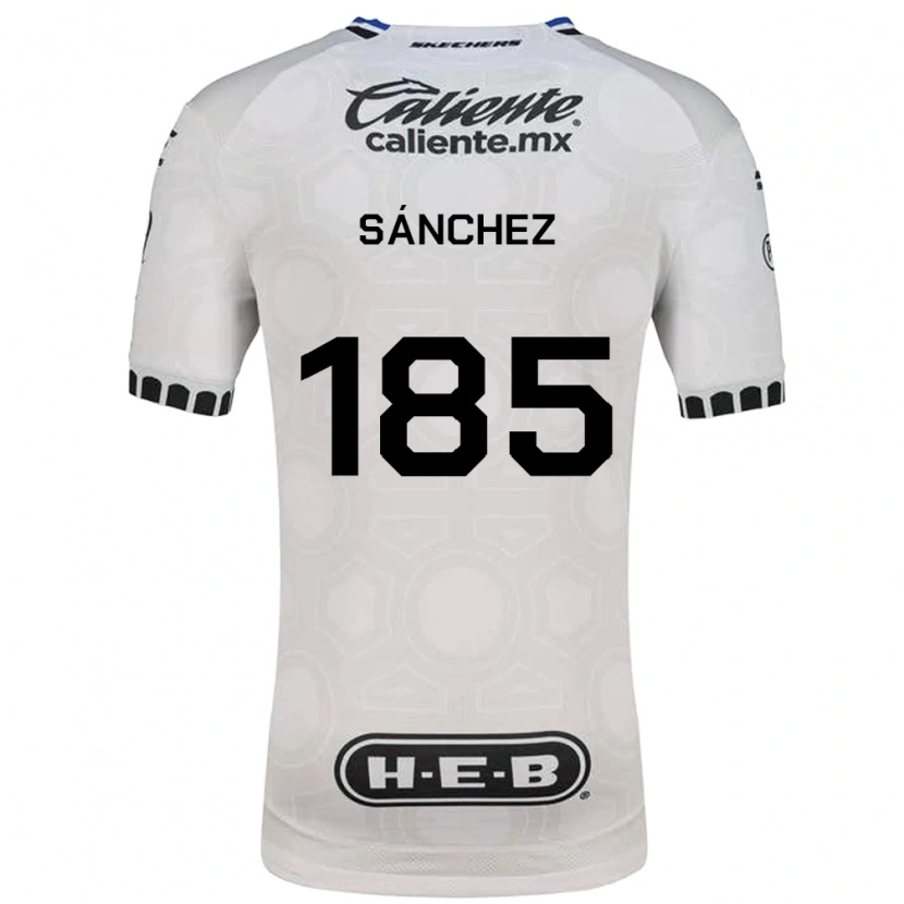 Danxen Donna Maglia Saúl Sánchez #185 Bianco Nero Blu Kit Gara Home 2026/27 Maglietta