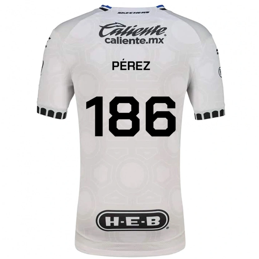 Danxen Donna Maglia José Pérez #186 Bianco Nero Blu Kit Gara Home 2026/27 Maglietta