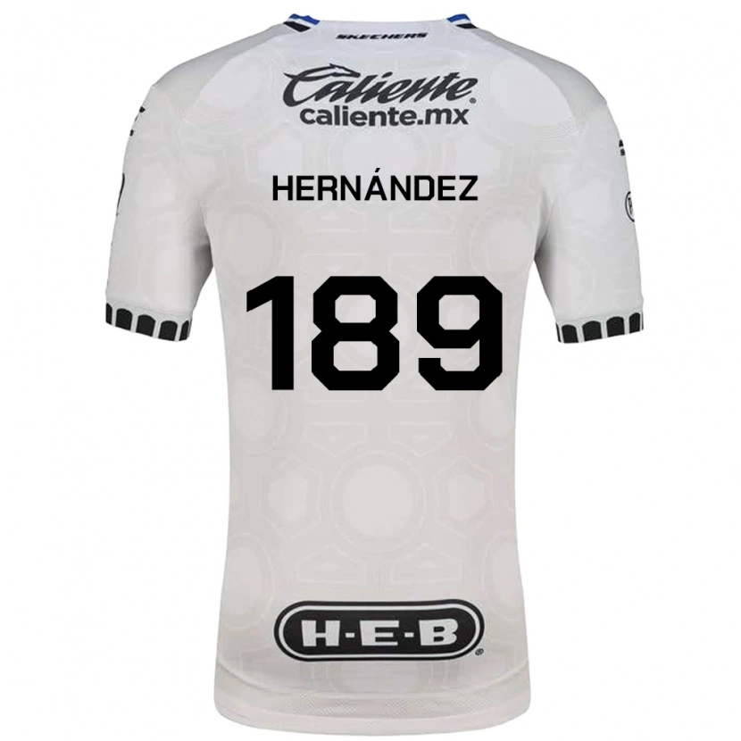 Danxen Donna Maglia Sebastián Hernández #189 Bianco Nero Blu Kit Gara Home 2026/27 Maglietta