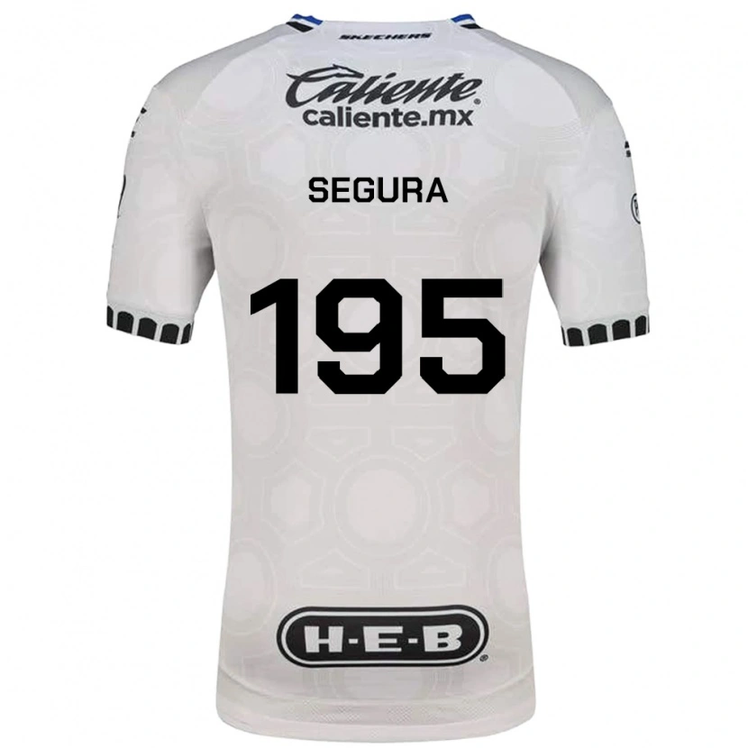 Danxen Donna Maglia Rubén Segura #195 Bianco Nero Blu Kit Gara Home 2026/27 Maglietta