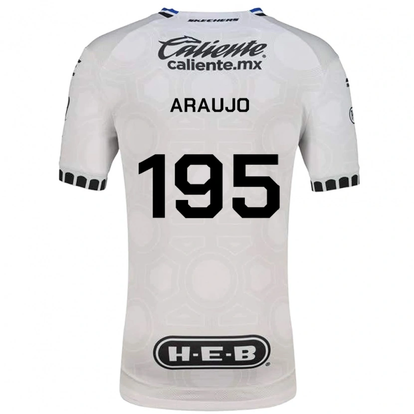 Danxen Donna Maglia Diego Araujo #195 Bianco Nero Blu Kit Gara Home 2026/27 Maglietta