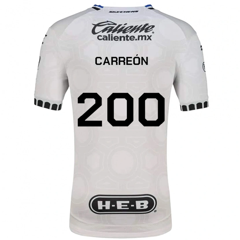 Danxen Donna Maglia Cristian Carreón #200 Bianco Nero Blu Kit Gara Home 2026/27 Maglietta