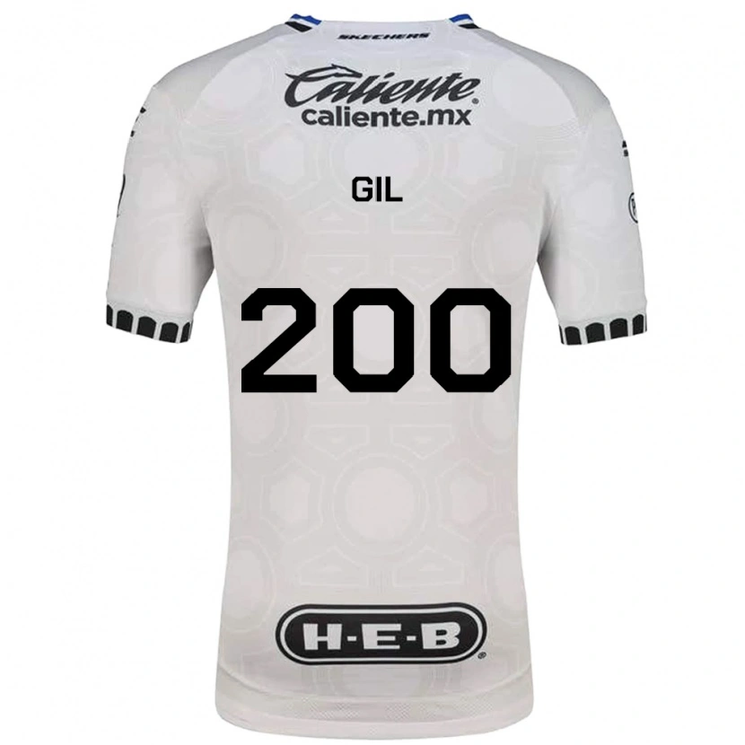 Danxen Donna Maglia Gerardo Gil #200 Bianco Nero Blu Kit Gara Home 2026/27 Maglietta