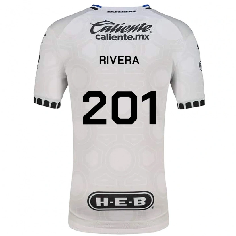 Danxen Donna Maglia Christian Rivera #201 Bianco Nero Blu Kit Gara Home 2026/27 Maglietta