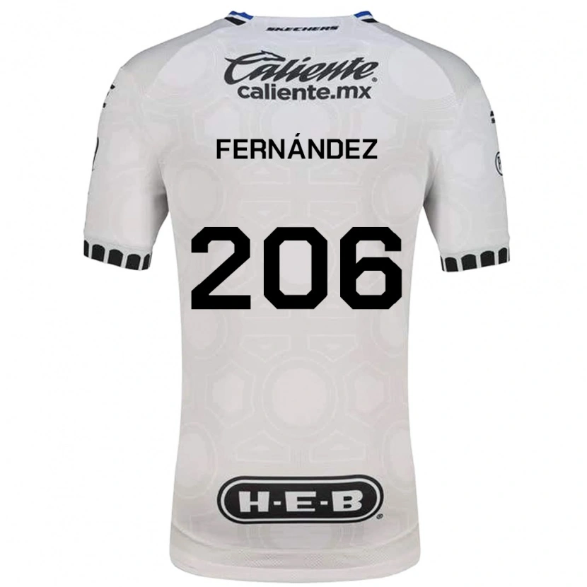 Danxen Donna Maglia Erik Fernández #206 Bianco Nero Blu Kit Gara Home 2026/27 Maglietta