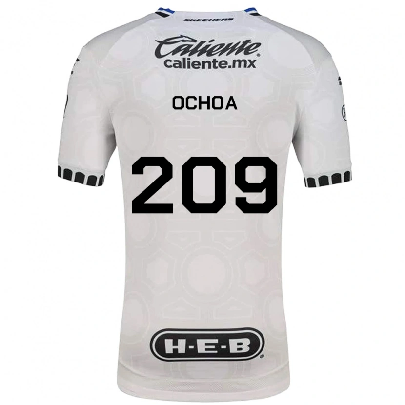 Danxen Donna Maglia José Ochoa #209 Bianco Nero Blu Kit Gara Home 2026/27 Maglietta
