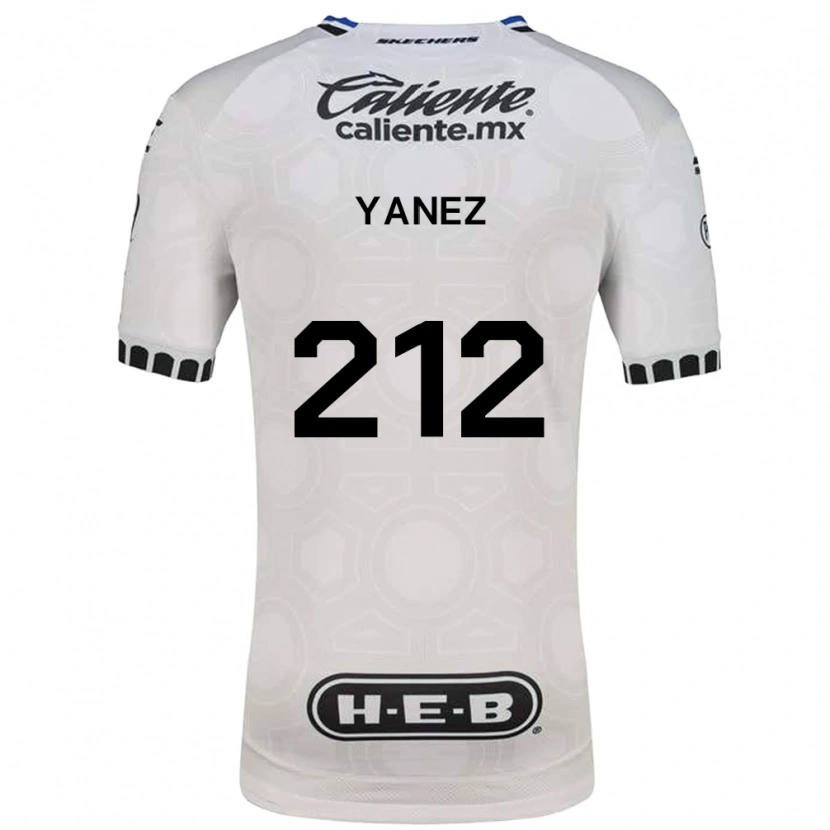 Danxen Donna Maglia Sebastián Yánez #212 Bianco Nero Blu Kit Gara Home 2026/27 Maglietta