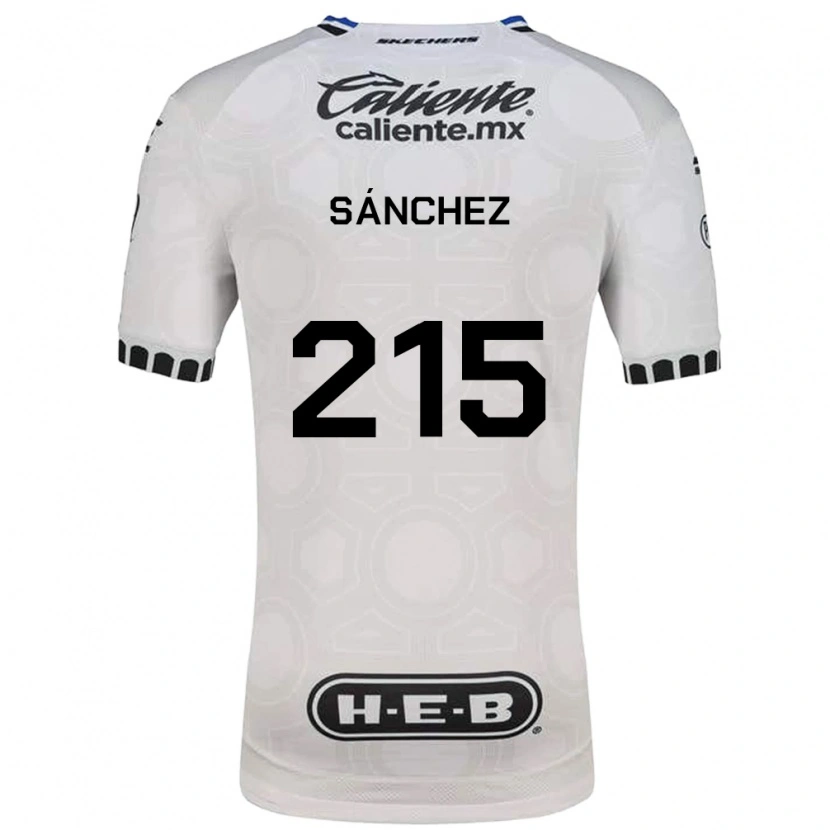 Danxen Donna Maglia José Sánchez #215 Bianco Nero Blu Kit Gara Home 2026/27 Maglietta