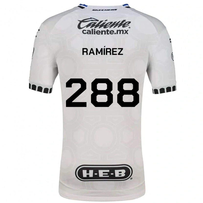 Danxen Donna Maglia Santiago Ramírez #288 Bianco Nero Blu Kit Gara Home 2026/27 Maglietta